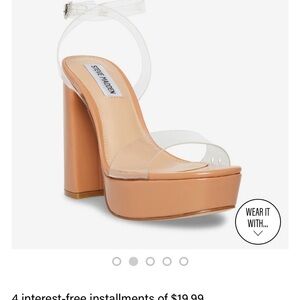 Nude Steve Madden pumps 8.5